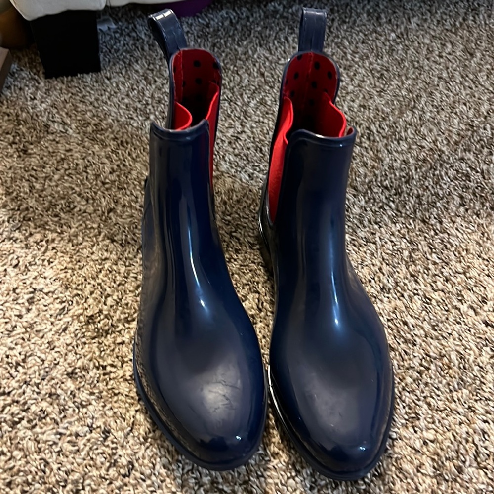 Ralph Lauren ankle rain boot worn once